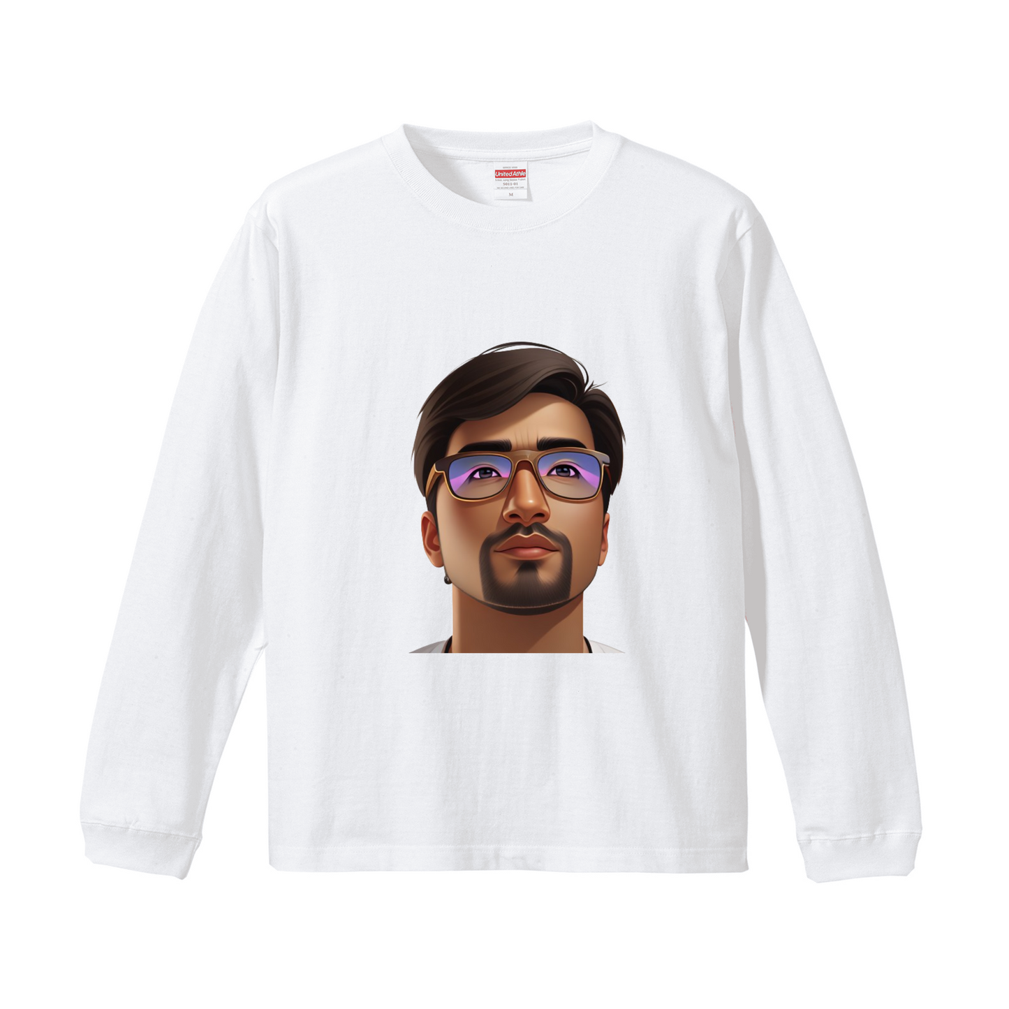 ホワイトロングスリーブTシャツ Mサイズ