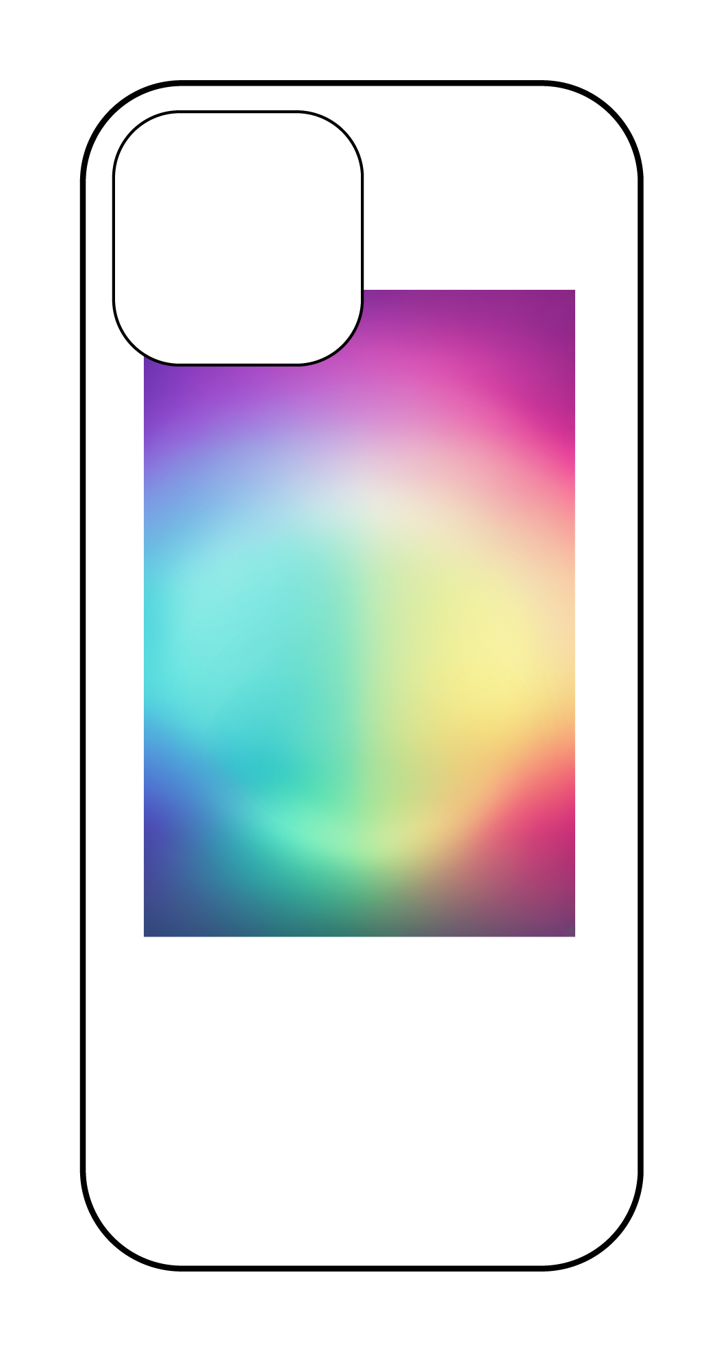 カスタマイズスマホケース iPhone15 はいけい かわいい