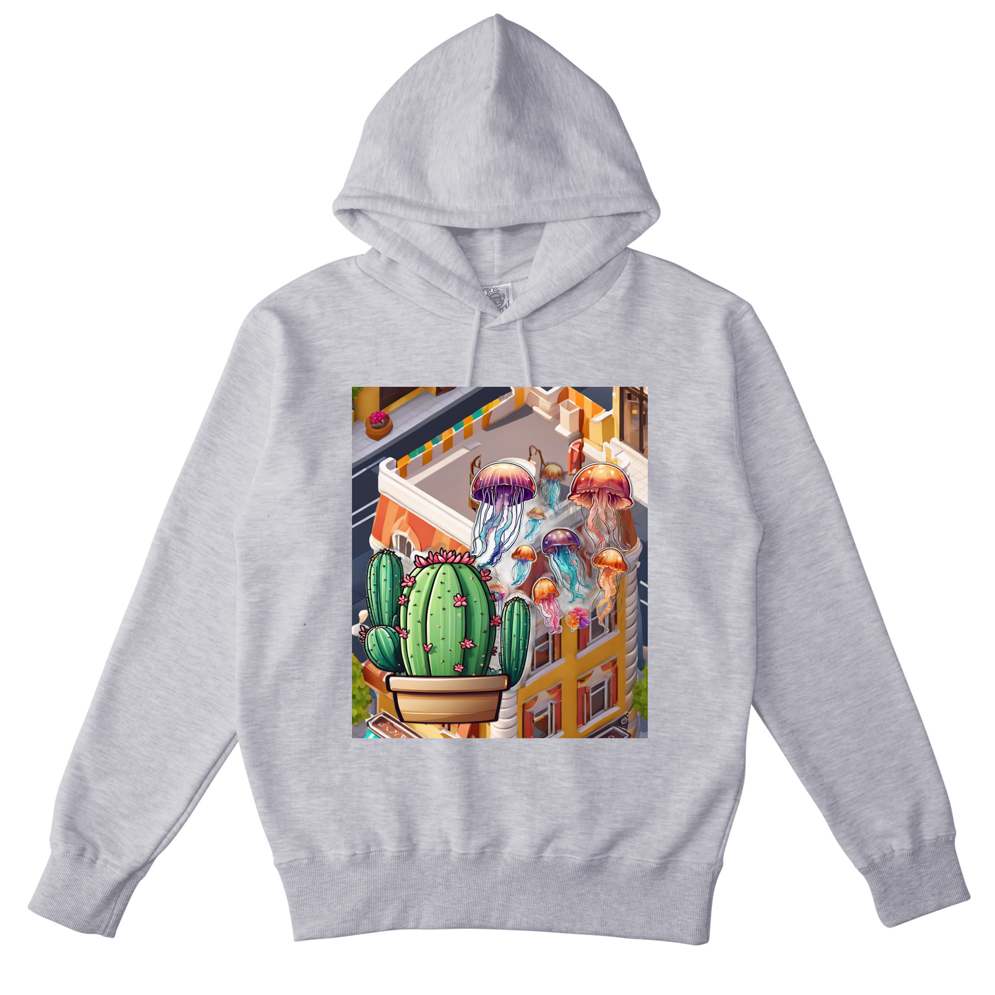 アッシュポケットレスパーカー Sサイズ パティシエ Beautiful Jellyfish cactus